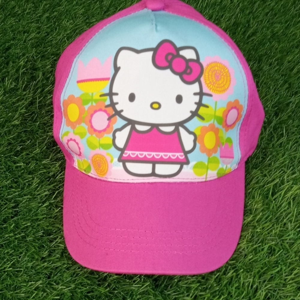 🛝 Hello Kitty Pink Kids Cap